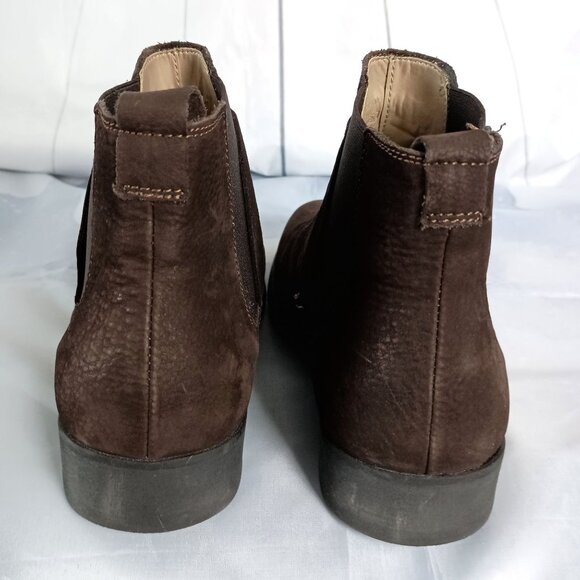 Zara Man Leather Chelsea Boots Brown Size 43/10 Men’s Shoes Retail $100 - Picture 7 of 10